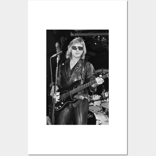 Benjamin Orr The Cars BW Photograph Wall Art by Concert Photos